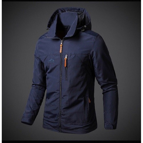 Mens Jacket Military Tactical Waterproof Spring/Autumn Work Windbreaker Coat Top - Picture 20 of 22