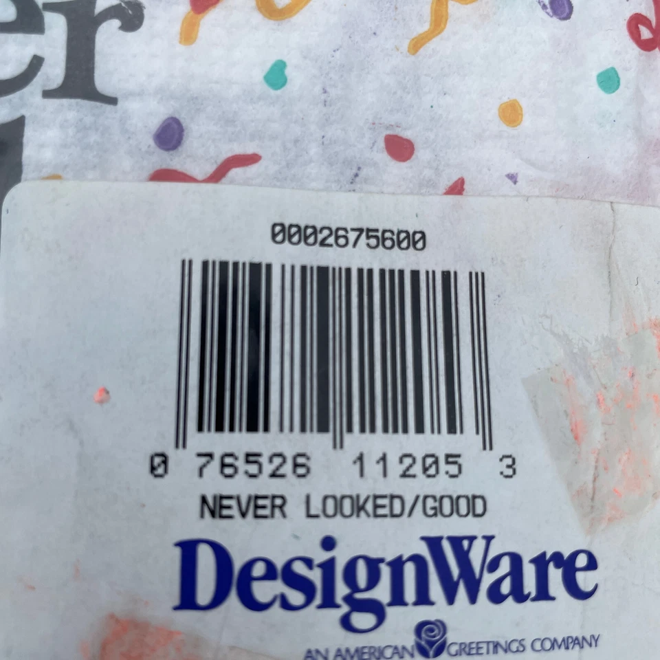 Juego de 2 manteles transformadores DesignWare feliz cumpleaños plástico 54" x 96" Foto 4 de 4
