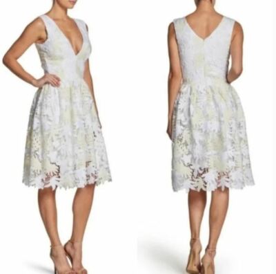 open lace back dress Dress The Population Loretta Dress main image 0