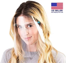 Face Shield with eye Glasses Mask clear guard protection for eye glass 12 pack