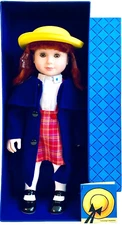 Learning Curve 2003 Schoolgirl Madeline 18" Play Doll In Adorable Outfit NIB