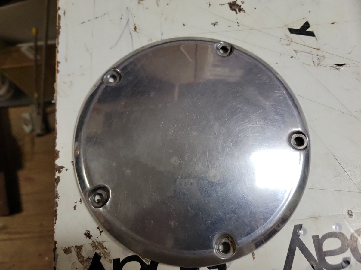 Harley-Davidson OEM 60769-06 Derby Cover, Chrome, Good used Harley-Davidson OEM 60769-06 Derby Cover, Chrome, Good used