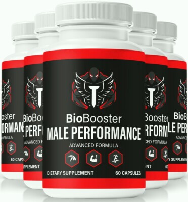 BioBooster Testo Booster for Men, Bio Booster Performance + ed Pills - 5 Pack