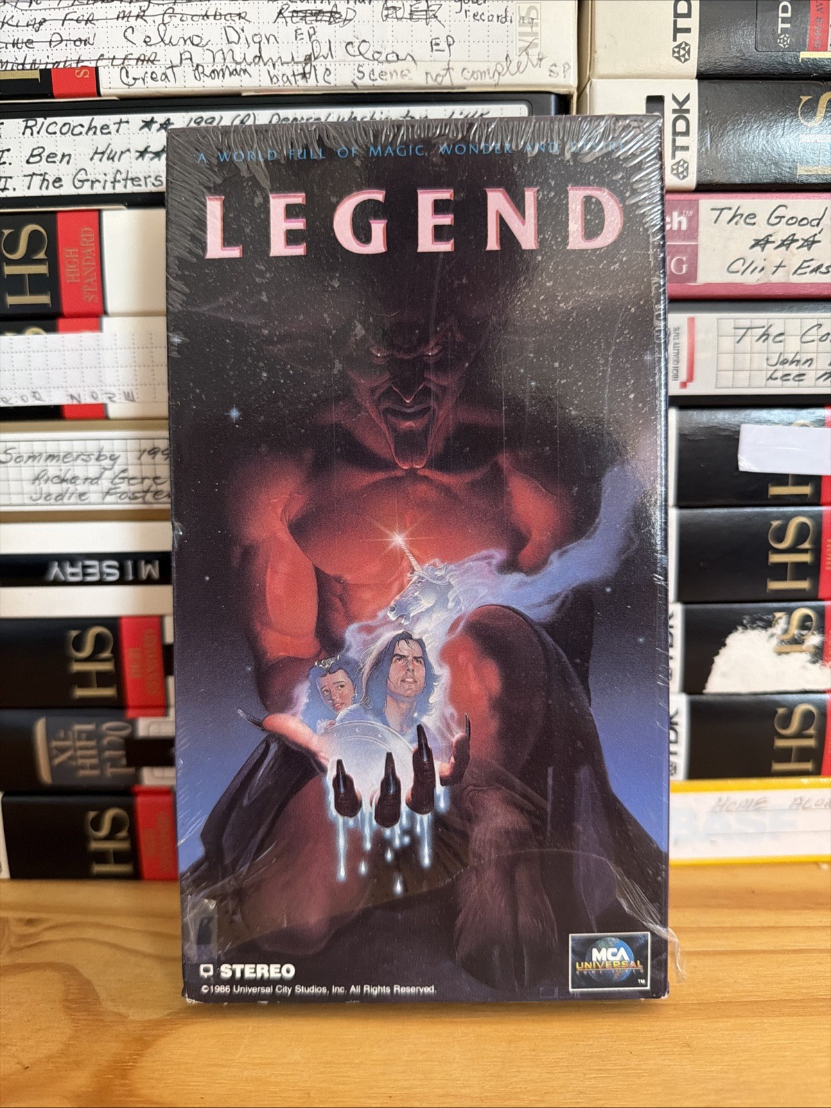Legend 1986 VHS Tom Cruise, Ridley Scott
