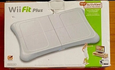 Wii Nintendo Fit Plus Balance Board Orig Box & Wii Fit Plus Game (No Controller)