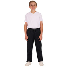 Gerry Boys Youth Canvas Tricot Lined Pant Elastic Waist Black Size S 7/8