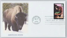 Washington, DC American Bison First Day Cover, Fleetwood NWF, Modern 2006