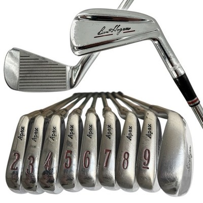 Ben Hogan Apex Iron Set 2-SW (NO PW) Apex 4 Stiff Flex Steel Shafts NEW GRIPS!!