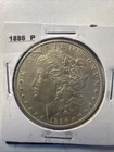 1886 Philadelphia Morgan Silver XF/AU Details Nice Eye Appeal See Pics