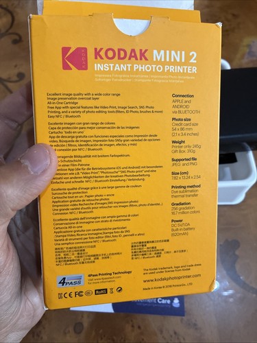 Kodak Mini 2 Instant Photo Printer Black - Picture 5 of 5