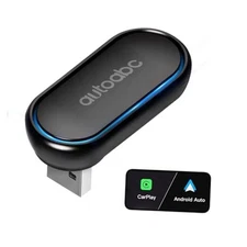 Wireless Adapter Mini Plug and Play 360 ° Rotation CarPlay/Android Auto