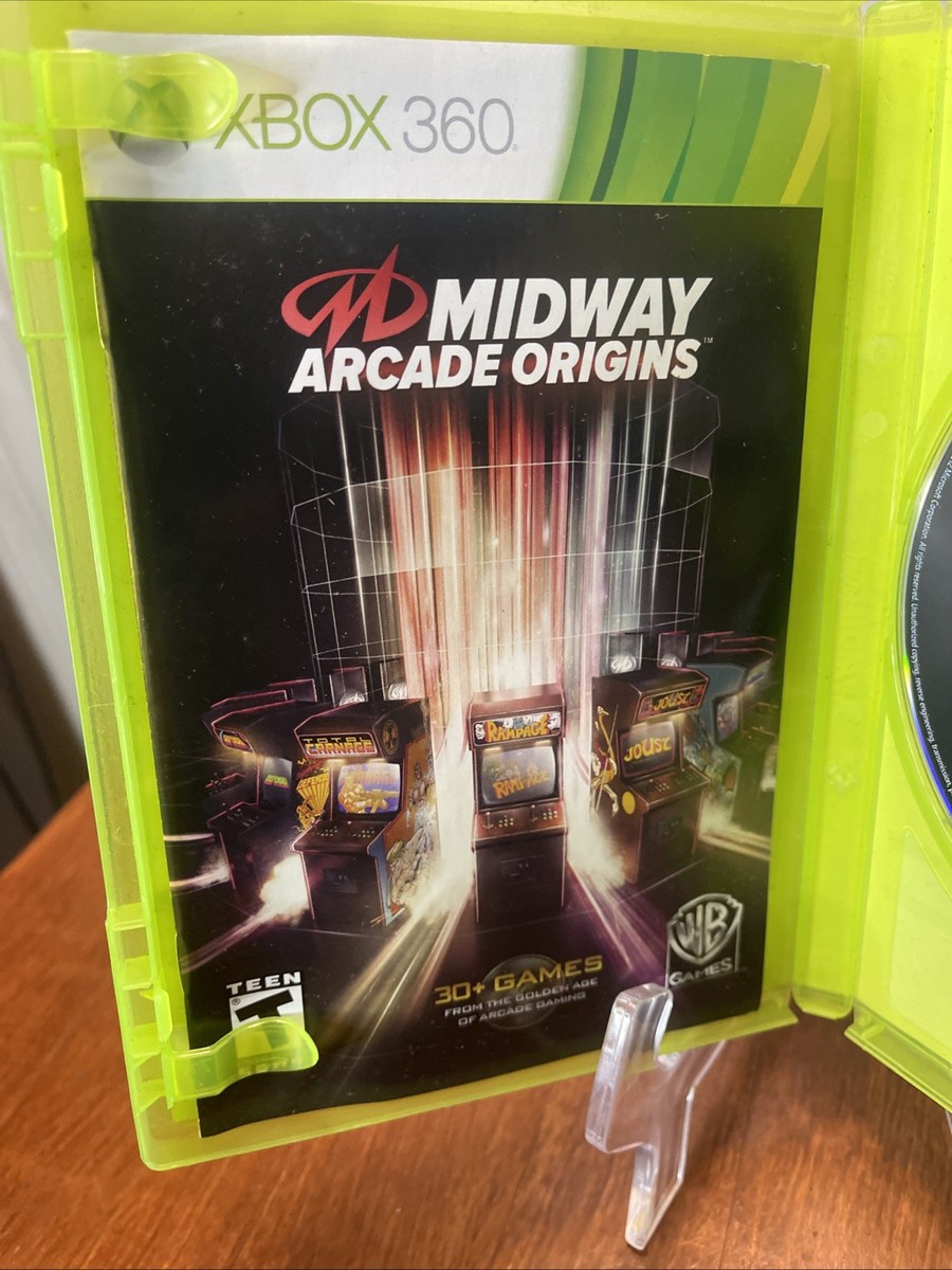 Midway Arcade Origins Microsoft Xbox 360 Video Game WB Games 30+