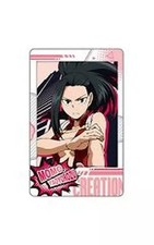 My Hero Academia Momo Yaoyorozu Character Card ACTION Illustration Used