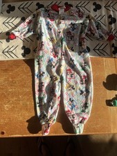 Disney Babies Mickey Mouse Sleeper Pajamas Vintage 12 Months Months Baby