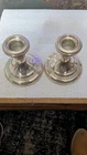 Wallace Grand Colonial Sterling Silver Console Candleholders Holloware Set of 2