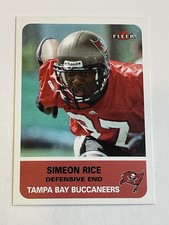 2002 Fleer Football #111 - Simeon Rice - Tampa Bay Buccaneers