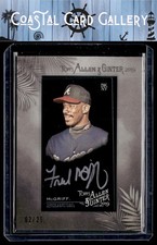 Fred McGriff 2019 Topps A&G X #MA-FM Framed Mini Auto Silver Ink /25 HOF
