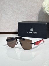 New MAYBACH Z1891 Designer Sunglasses Gold Frame 61-13-142 Rimless Pilot Glasses