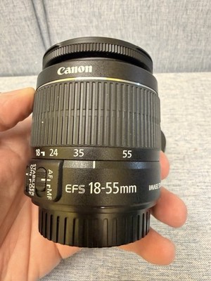 Canon EF-S 18-55mm 1:3.5-5.6 IS ii Zoom Lens With Caps | eBay