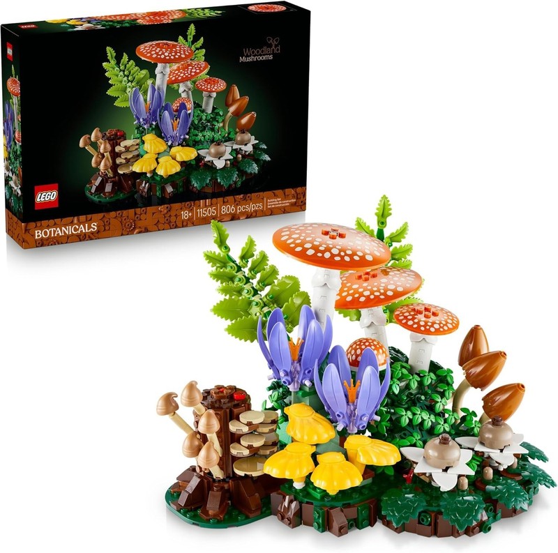11505 - LEGO Botanicals Woodland Mushrooms - Building Set