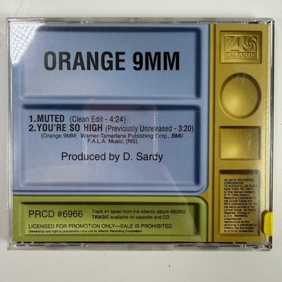 ORANGE 9MM   Muted Promo CD Single 1996 Alt Rock Atlantic PRCD 6966