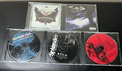 Lot Of 5 CDs Rock Hard Rock Linkin Park Foo Fighters Staind Splender Senses Fail