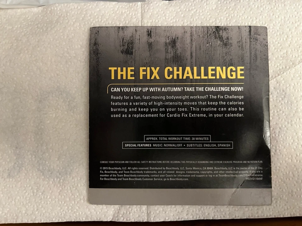 Beachbody 21 Day Fix Extreme: The Fix Challenge Workout DVD - Image 4 of 4