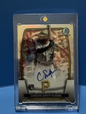 2023 Bowman Chrome Refractor 138/499- Canaan Smith-Njigba -CRA-CS Rookie Auto RC