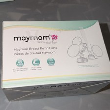 Maymom Breast Pump Parts Wide Mouth Flanges w/ Duckbill 21mm
