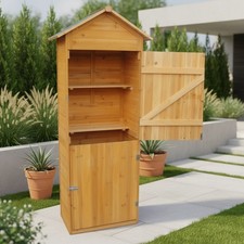Gerätehaus XL Holz Geräteschuppen Gartenschrank Geräteschrank Gartenhaus 🧹