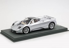 1:18 BBR Pagani Zonda C12 001 1999 Silver With Showcase P18170A-VET Model