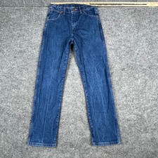 Wrangler Slim Fit Jeans Kids Size 18 Blue Western Cowboy Denim Classic