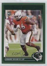 2024 Score Rookies Green Leonard Taylor III #396 1b3w