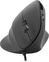 Ergonomic Vertical Mouse Wired USB-A 2400 Dpi Black New
