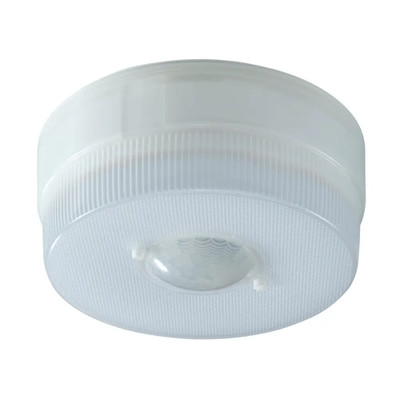 IQ America Battery Powered Motion Sensor Ceiling Light 800 Lumens White