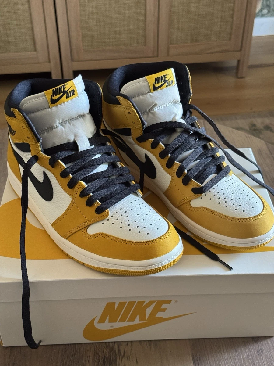 Preços baixos em Jordan 1 Retro OG High Yellow Ochre | eBay