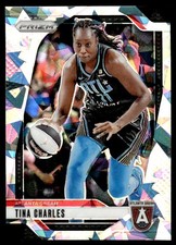 Tina Charles Cracked Ice #36 2024-25 Panini Prizm WNBA Atlanta Dream