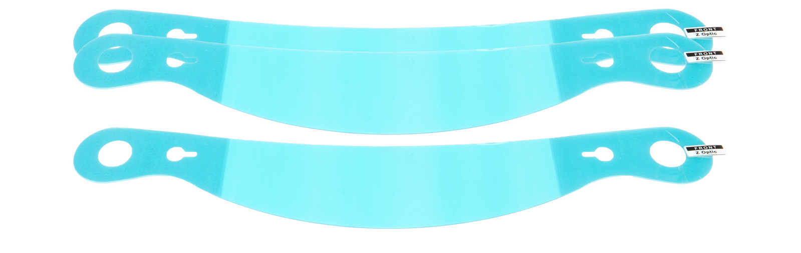 Zamp P209Z, Set of 24 Clear Plastic Sealed Tear Off Fits 12-3/4In 8 Layers Perfo