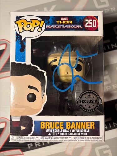 Mark Ruffalo Signed The Hulk Funko Pop! Autograph Marvel Avengers ACOA - Banner
