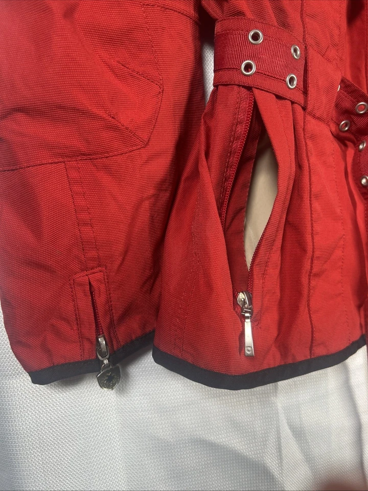 Wellensteyn Women’s Ayala Large Red Short, Utility Jacket Motor Style - Image 2 of 4