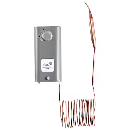 Johnson Controls A19abc-4C Remote Bulb Thermostat, Open/Close On Rise, 50