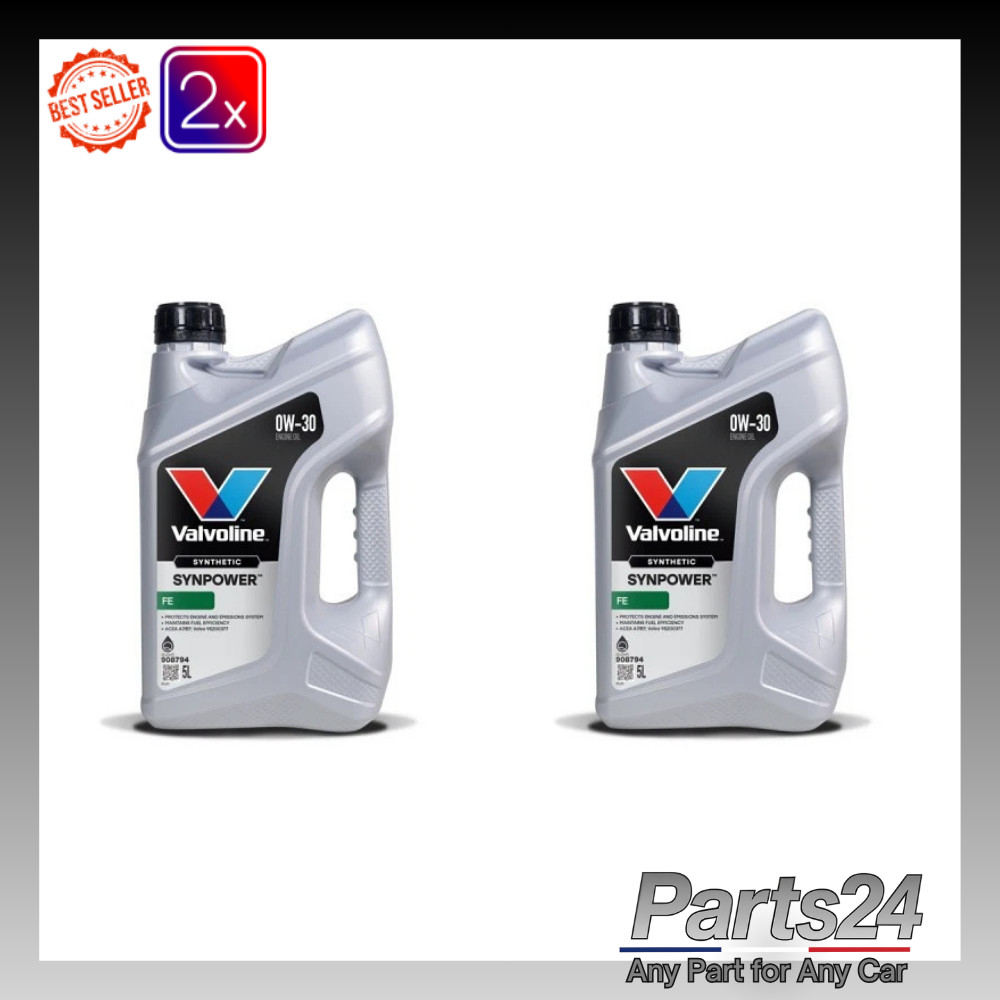2x Synpower Fe 5l 908794 Valvoline 0W30 ACEAA1B1 ACEAA5B5 APISL Volvo95200377