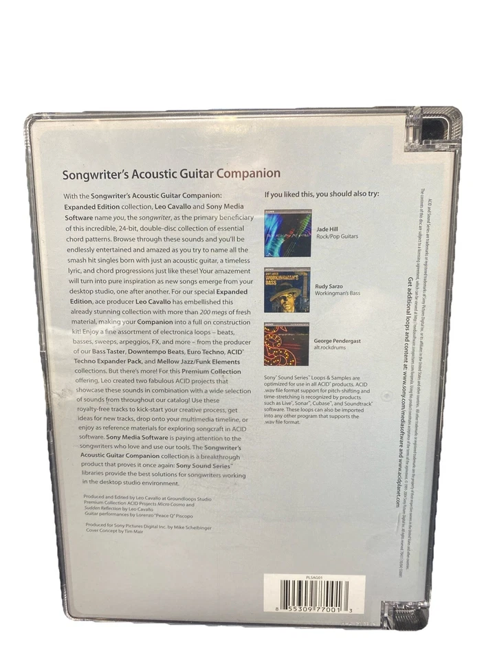 Loops &samples songwriter’s acoustic guitar companion expanded edition 2CD 24bit - Image 2 of 3