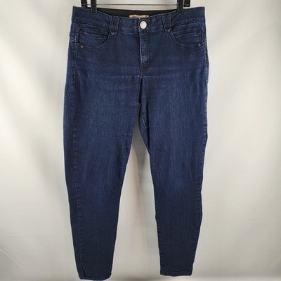 Democracy Womens Ab Solution Blue Jeans Size 12 (34X29)