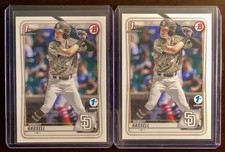 2020 Bowman Draft 1st Edition Robert Hassell III Robert Hassell #BD-39 Two Cards