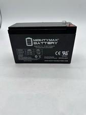 Mighty Max ML7-12 12V 7.2Ah SLA Battery F1 Terminal Rechargeable Black