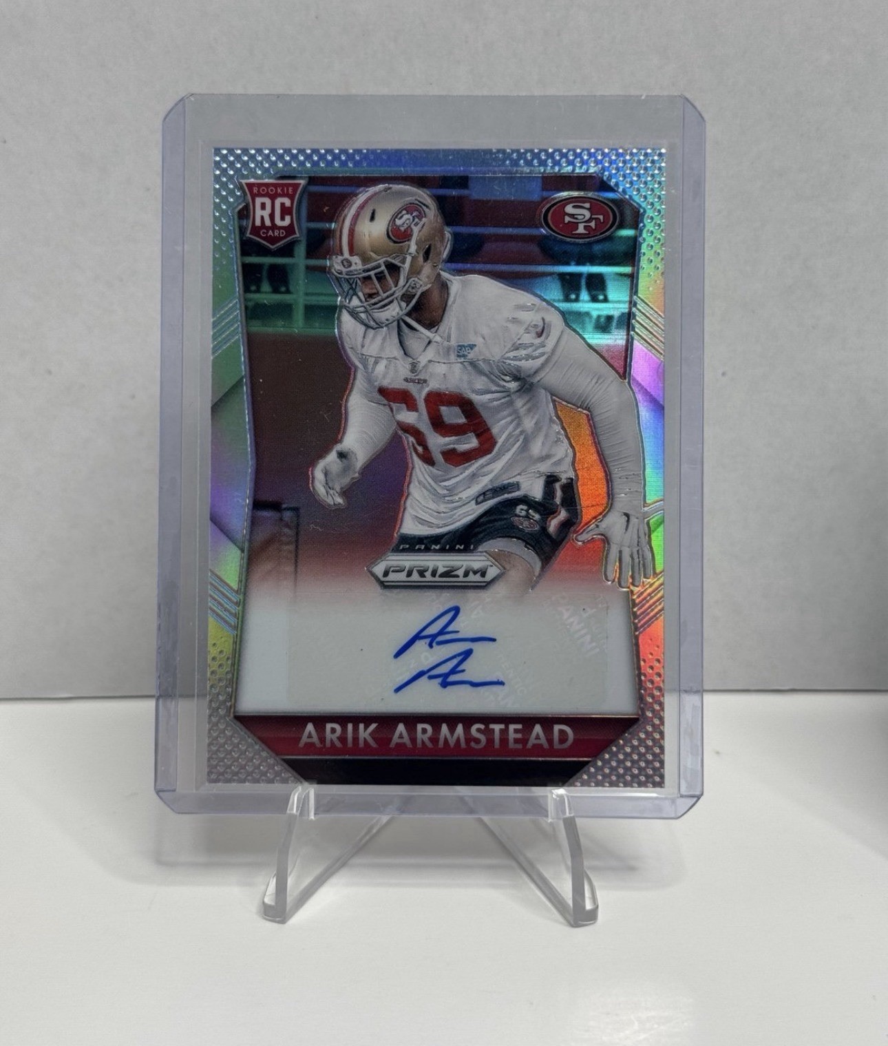 Arik Armstead Panini Prizm Rookie Signatures #RSAR Base