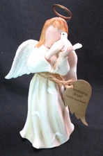 Comforting Angel Figurine - Resin - About Face Designs - 5.5"