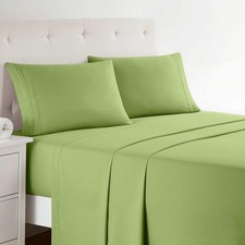 Clara Clark Bed Sheets Premier 1800 Series 4 Piece Bed Sheet Set Deep Pocket