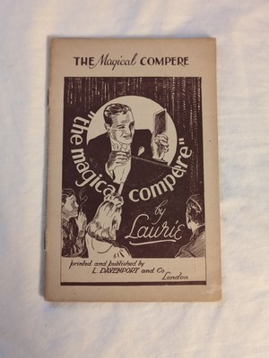 The Magical Compere Magic Book By Laurie - Davenport Pub 44p
